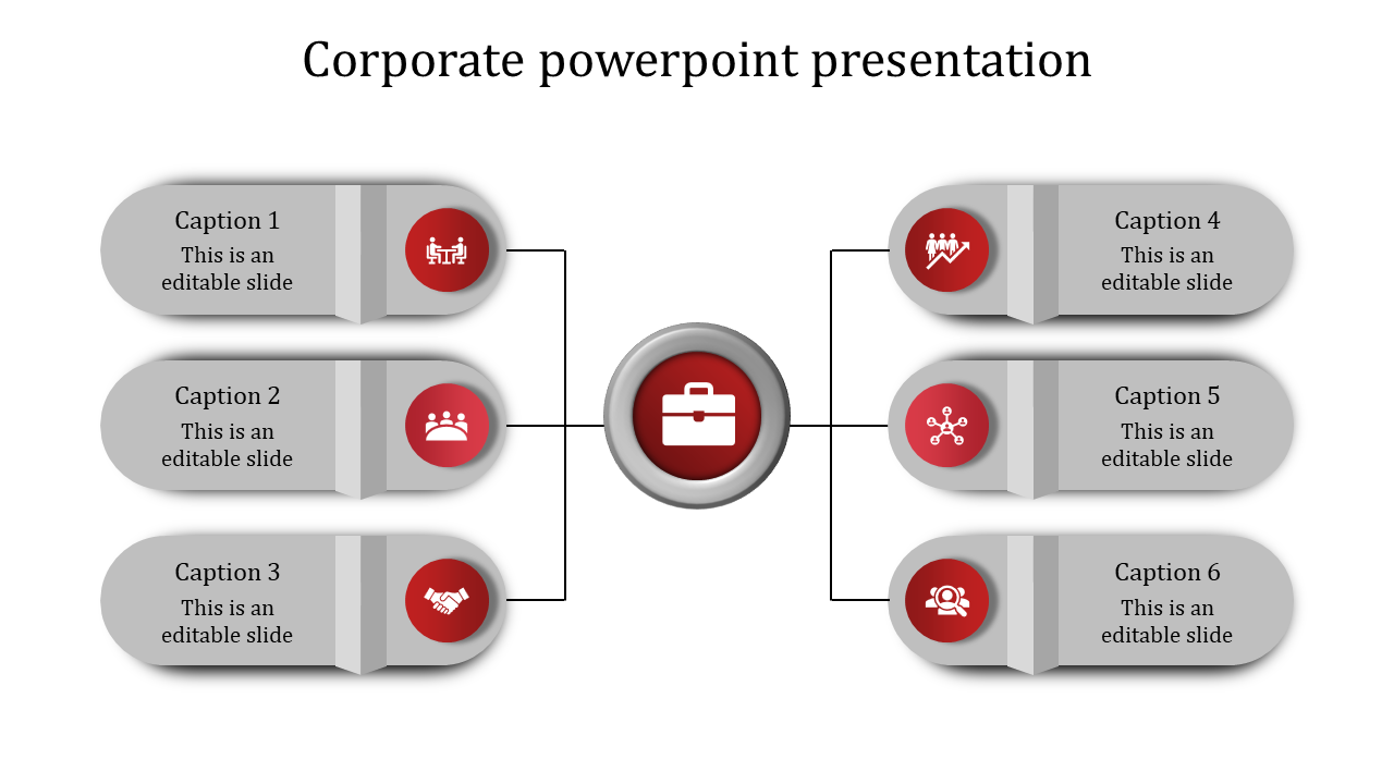 Attractive Corporate PowerPoint Presentation Template